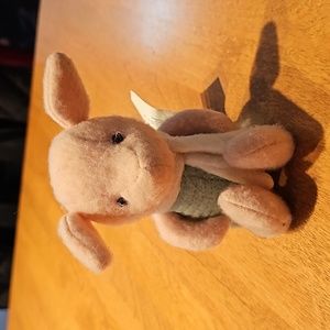 Vintage Winnie the Pooh Piglet Plush Green Outfit